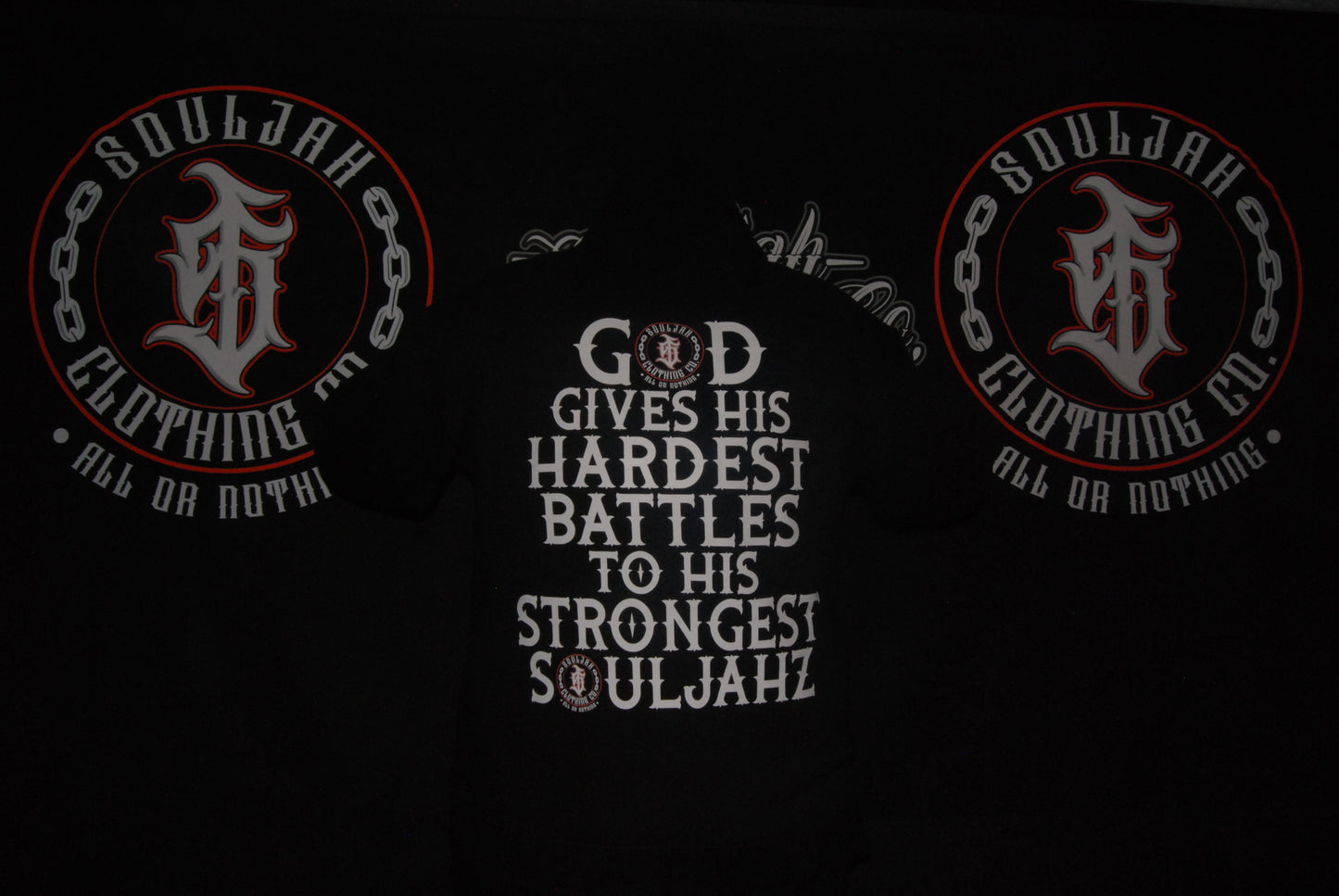 GOD GIVES HIS HARDEST BATTLES HEAVY HOODIES