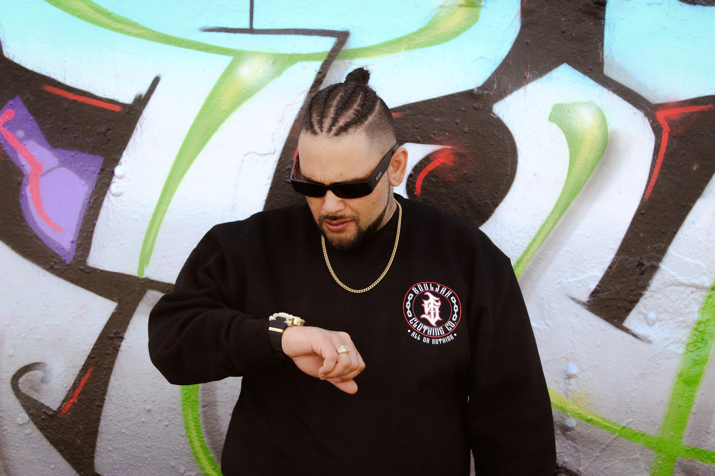 SOULJAH CLOTHING CO CREWNECKS RED