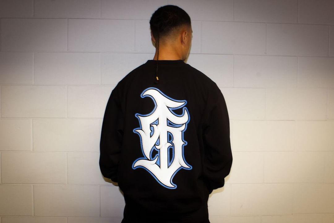 Souljah Clothing  Co BLUE CREWNECKS